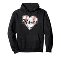 Baseball Mama Heart Mothers Day Funny Hoodie - Aesthetic Graphic Men Women - T-Shirt, Sweatshirt, Hoodie
