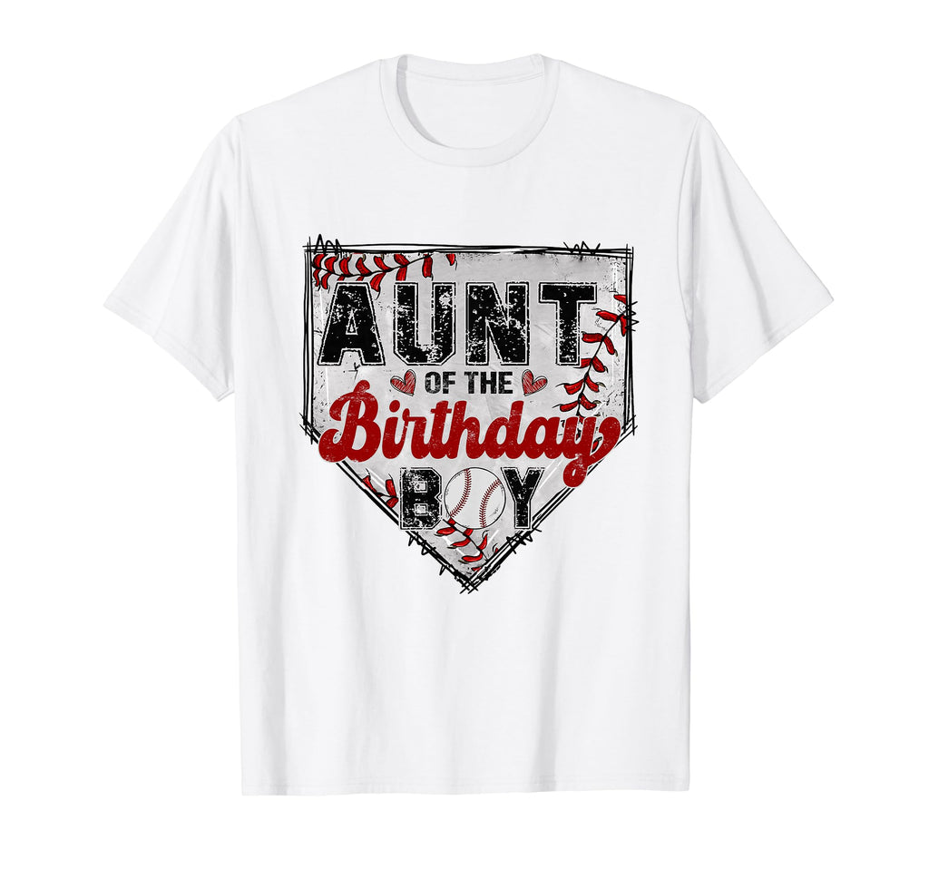 Aunt Birthday Baseball Lover Family T-Shirt - Streetwear Style Unisex - T-Shirt, Sweatshirt, Hoodie