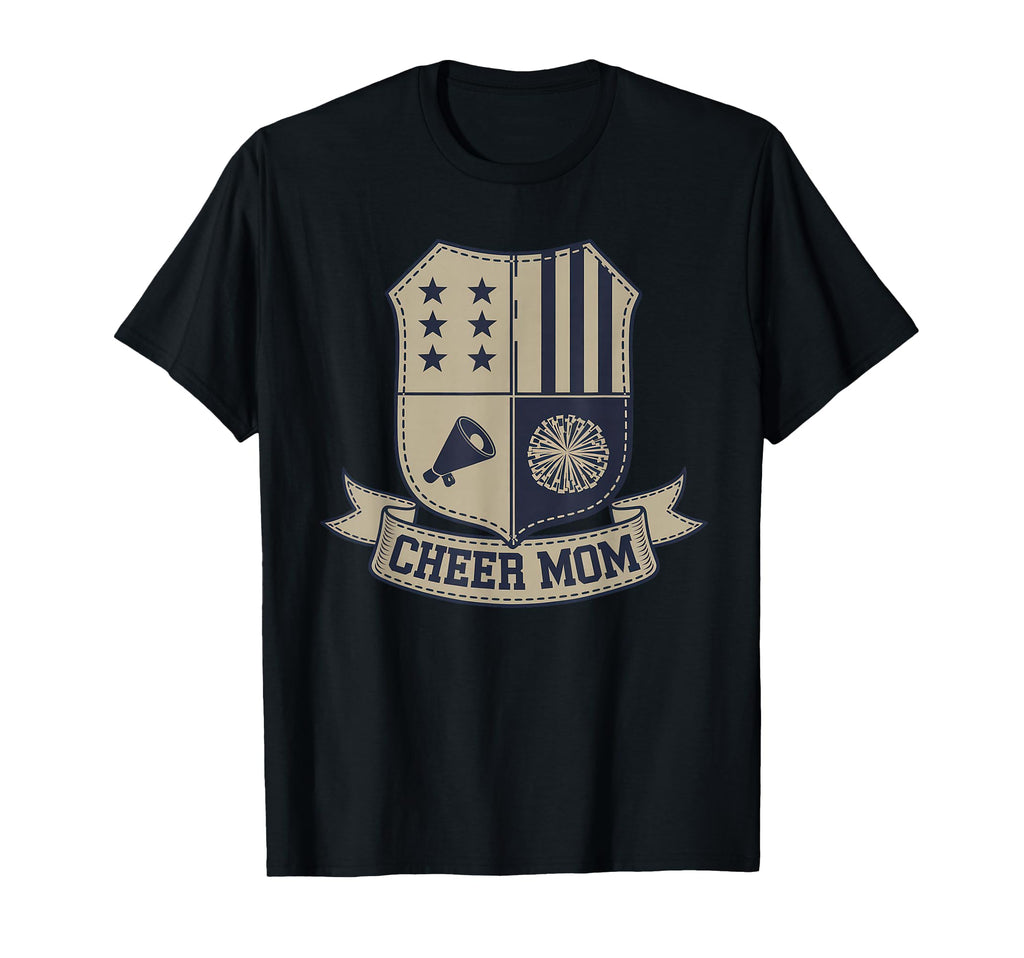 Cheer Mom Mother Bow Cheerleader T-Shirt - Casual Everyday Wear for Adults - T-Shirt, Sweatshirt, Hoodie