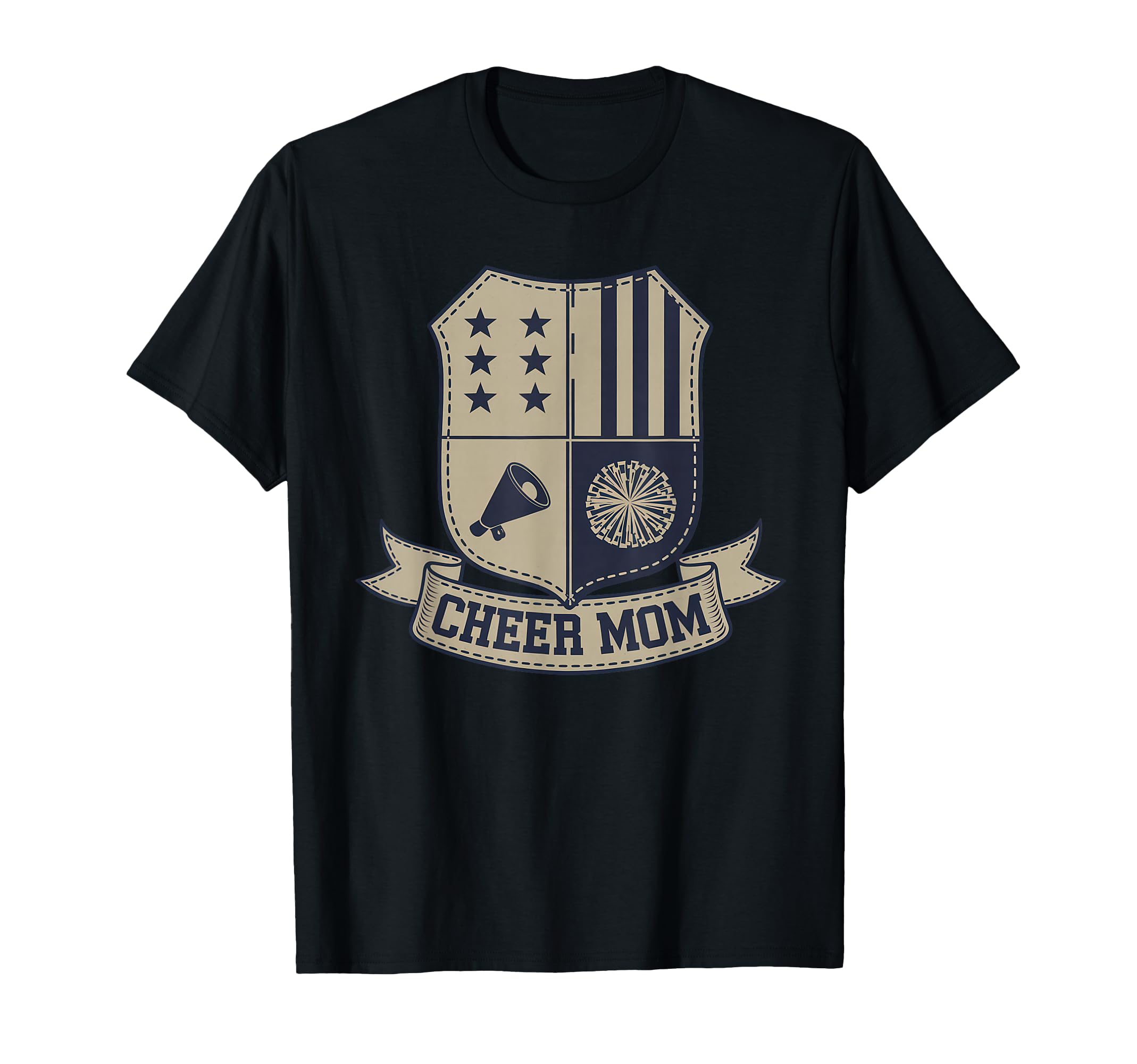 Cheer Mom Mother Bow Cheerleader T-Shirt - Casual Everyday Wear for Adults - T-Shirt, Sweatshirt, Hoodie