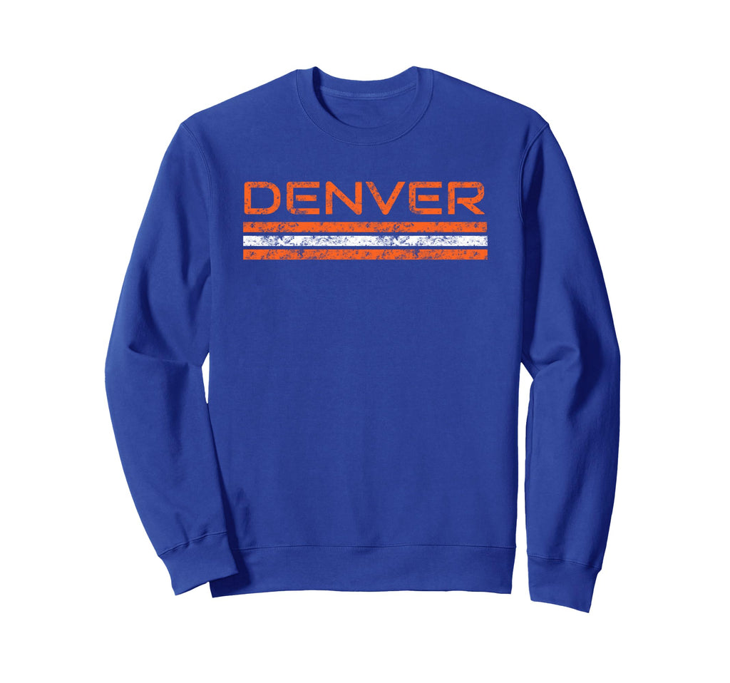 Denver Colorado Weathered Stripe Sweatshirt - Custom Art Print Unisex - T-Shirt, Sweatshirt, Hoodie