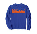 Denver Colorado Weathered Stripe Sweatshirt - Custom Art Print Unisex - T-Shirt, Sweatshirt, Hoodie