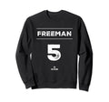 Freddie Freeman 5 Mlbpa Atlanta Sweatshirt - Custom Art Print for Adults - T-Shirt, Sweatshirt, Hoodie