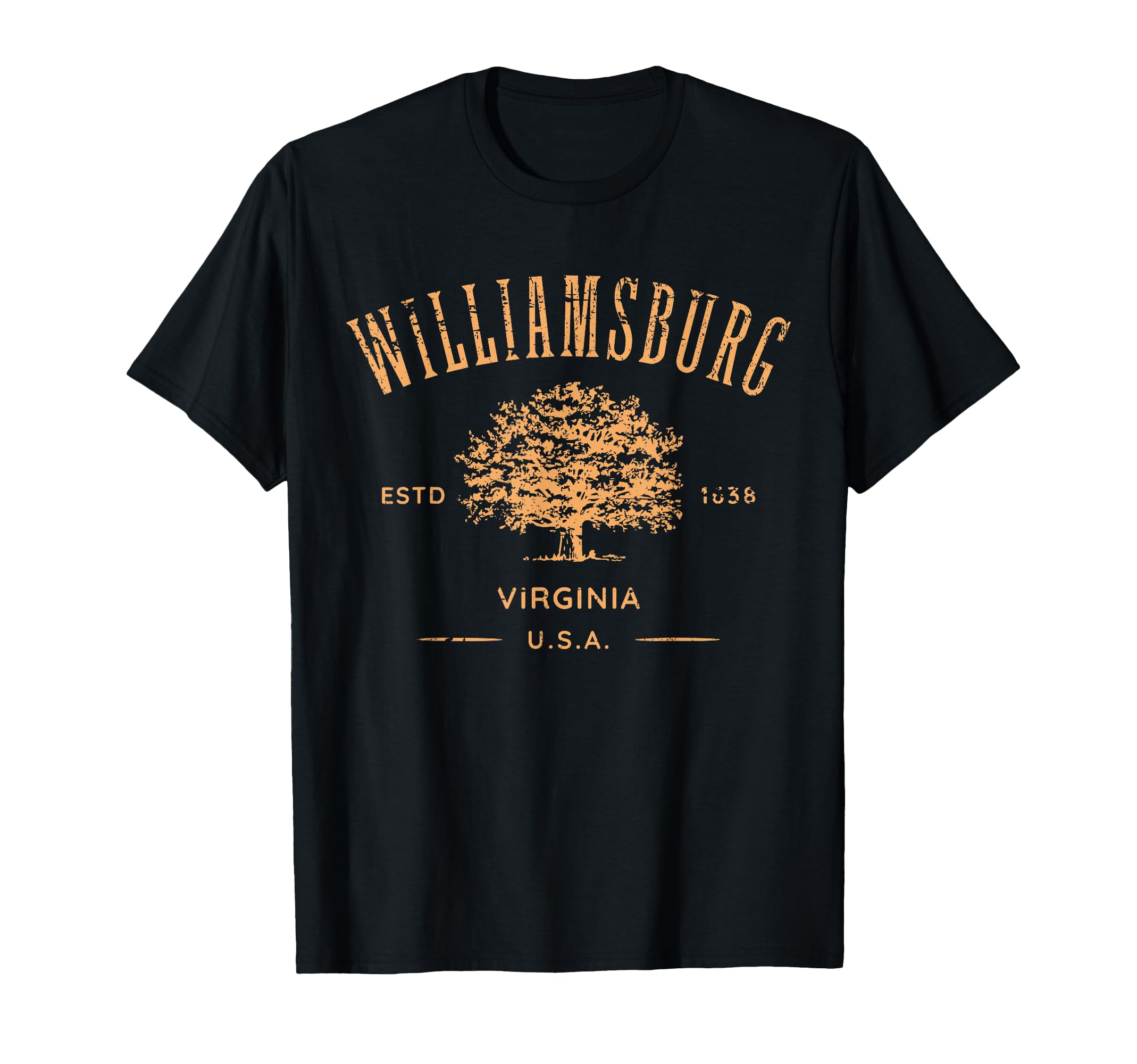 Colonial Williamsburg Virginia Distressed T-Shirt - Graphic Print Men Women - T-Shirt, Sweatshirt, Hoodie