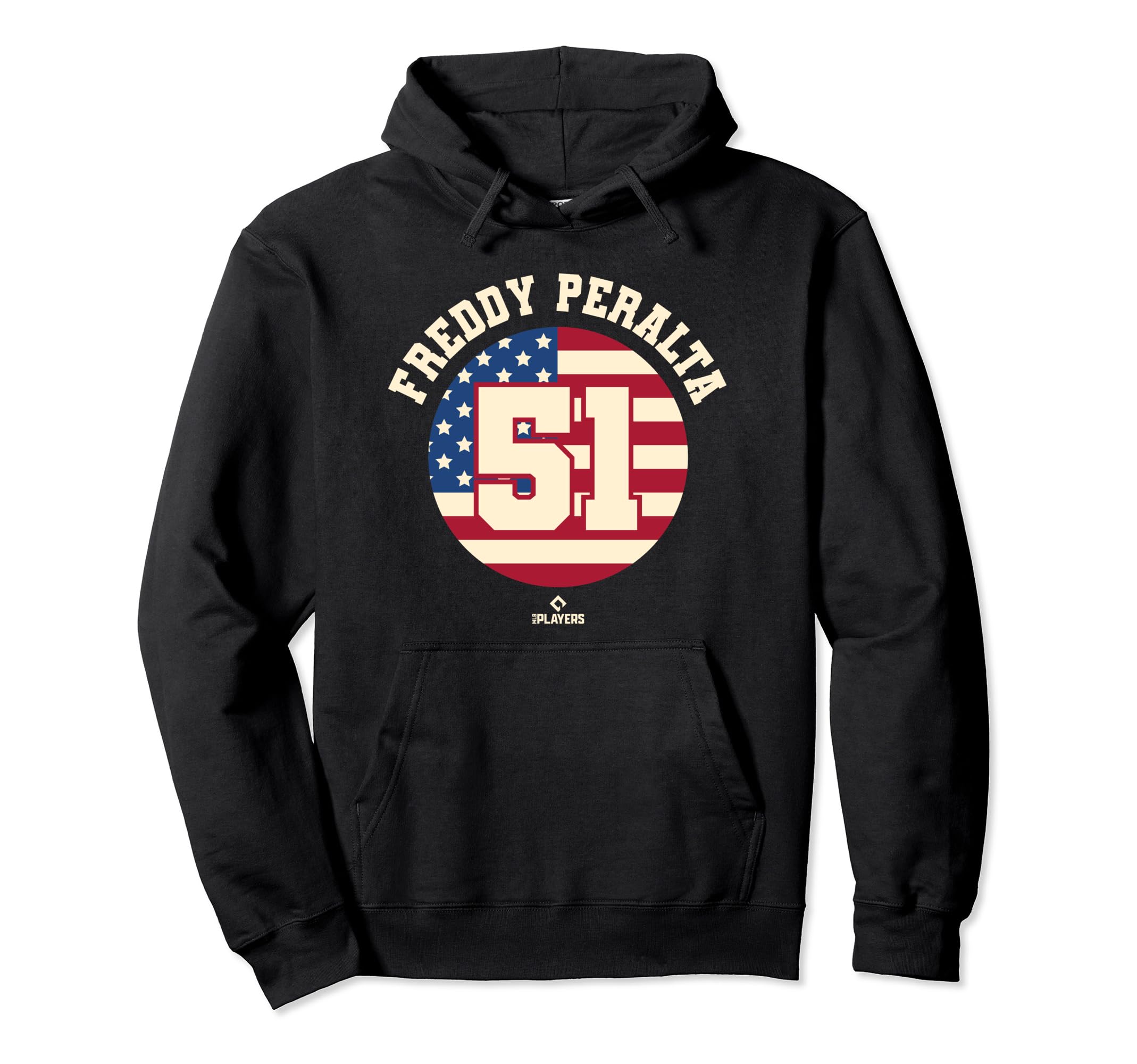 Freddy Peralta American Flag Milwaukee Hoodie - Minimalist Print Unisex - T-Shirt, Sweatshirt, Hoodie
