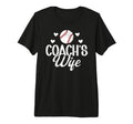 Baseball Coachs Wife Proud Wife T-Shirt - Custom Art Print for Adults - T-Shirt, Sweatshirt, Hoodie
