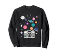 Artsy Galaxy Cosmic Camera Sweatshirt - Streetwear Style for Adults - T-Shirt, Sweatshirt, Hoodie
