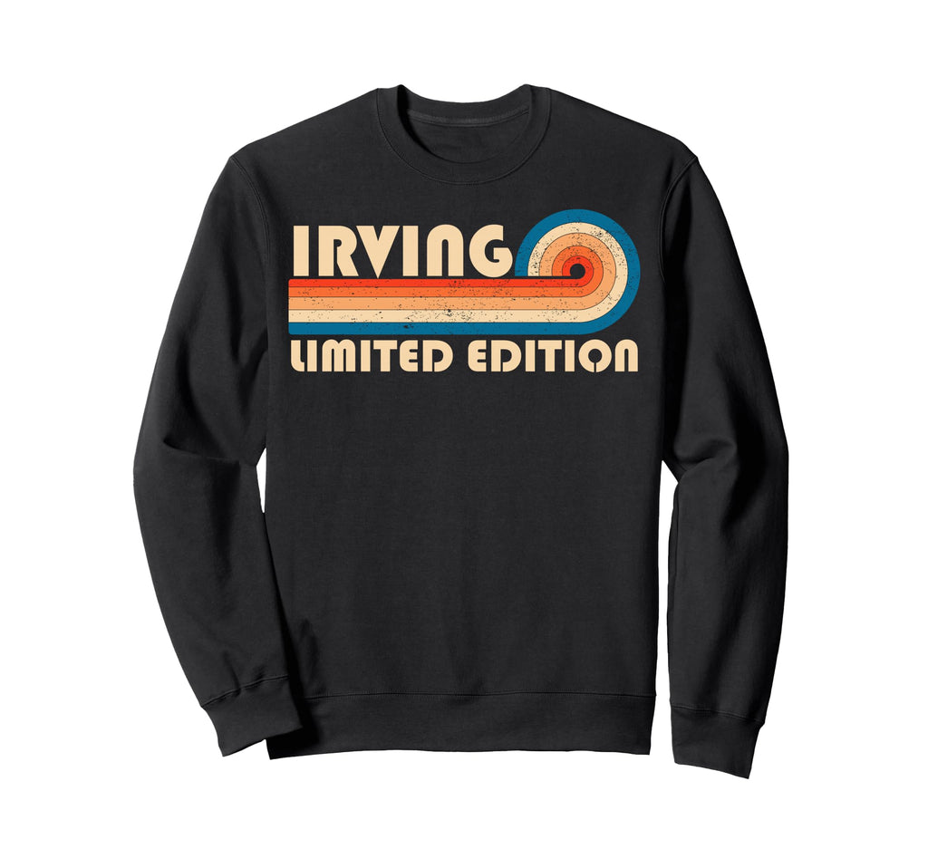 Irving 70S 80S Sunset Stripe Sweatshirt - Streetwear Style Men Women - T-Shirt, Sweatshirt, Hoodie