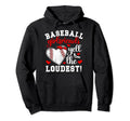 Baseball Girlfriend Funny Baseball Hoodie - Graphic Print Men Women - T-Shirt, Sweatshirt, Hoodie