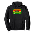 Reggae Music Mix Cassette Tape Hoodie - Unique Graphic Unisex - T-Shirt, Sweatshirt, Hoodie
