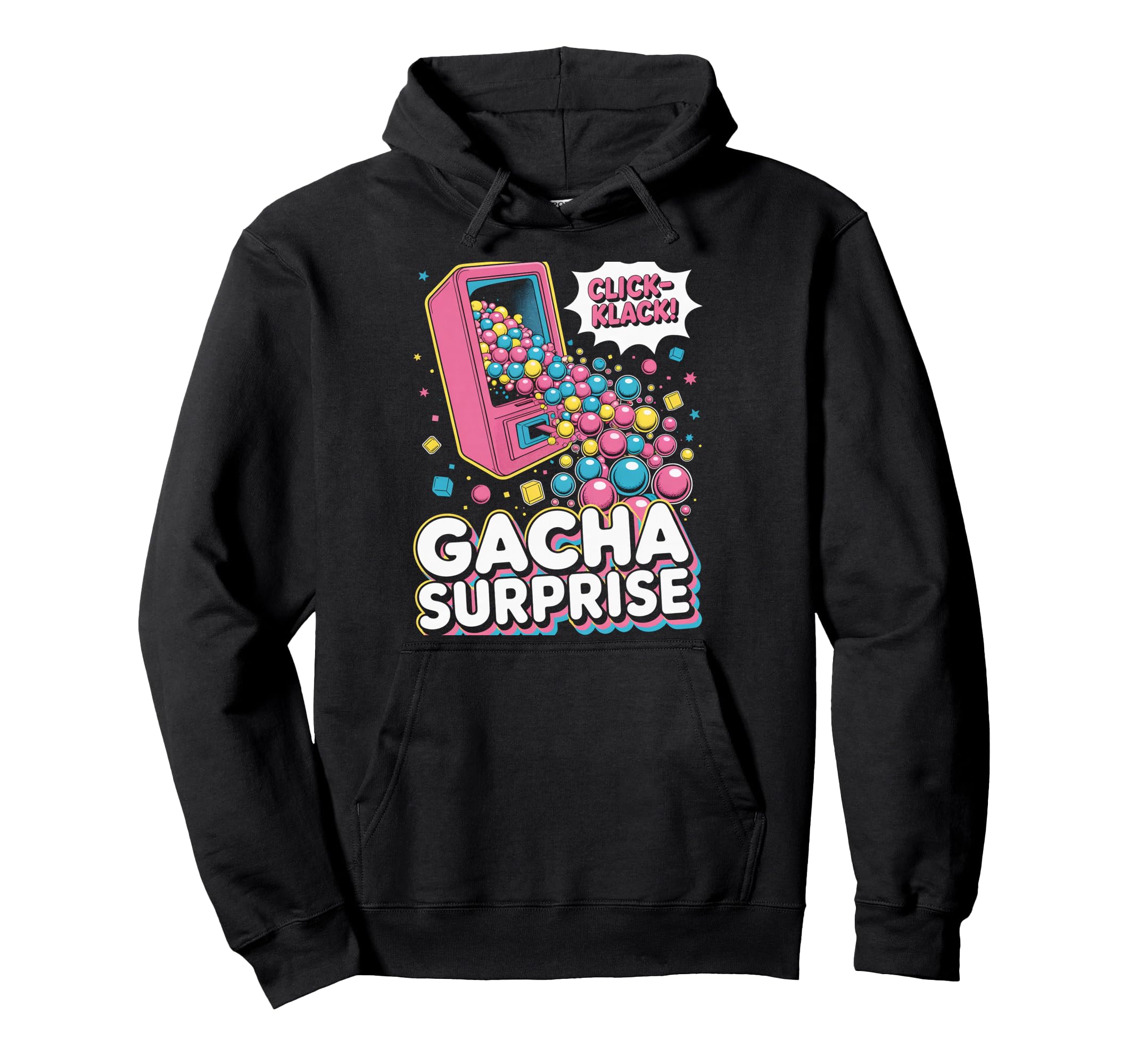 Gacha Surprise Pop Culture Japanese Hoodie - Custom Art Print for Adults - T-Shirt, Sweatshirt, Hoodie