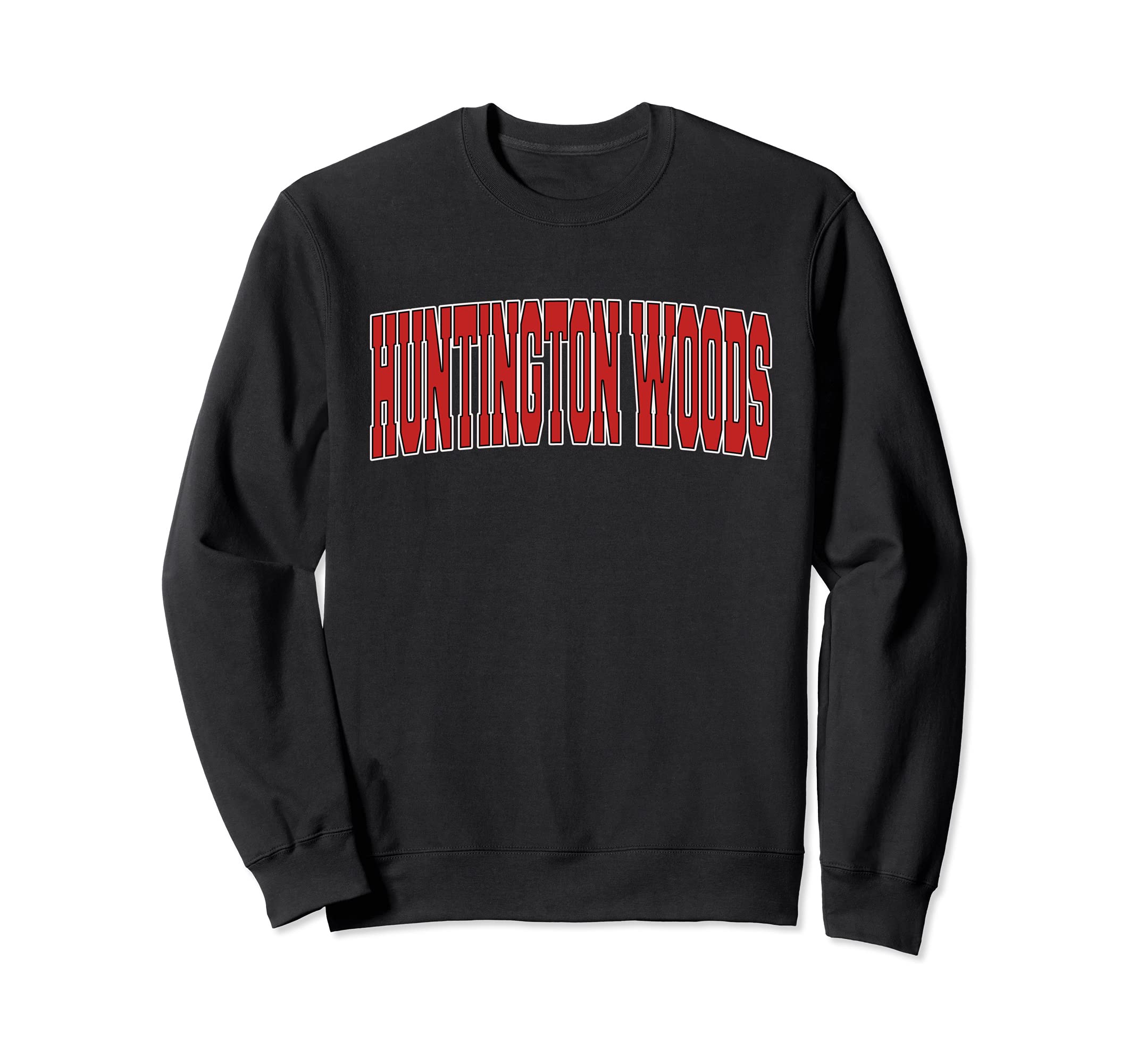 Huntington Woods Mi Michigan Varsity Sweatshirt - Custom Art Print Unisex - T-Shirt, Sweatshirt, Hoodie