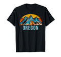Oregon Mountains Distressed T-Shirt - Aesthetic Graphic Unisex - T-Shirt, Sweatshirt, Hoodie