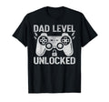 Dad Level Unlocked Gaming Gamer New T-Shirt - Fun Novelty Design Men Women - T-Shirt, Sweatshirt, Hoodie