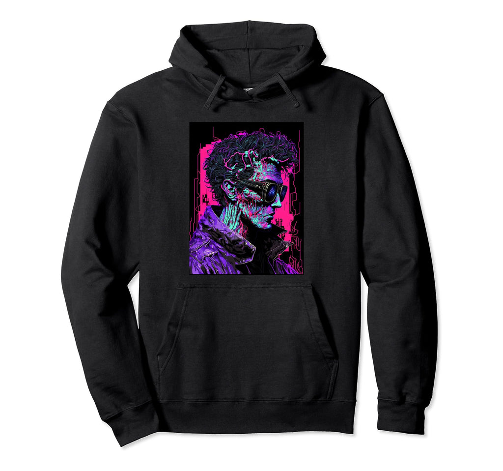 Villain Japanese Vaporwave Aesthetic Hoodie - Custom Art Print for Adults - T-Shirt, Sweatshirt, Hoodie