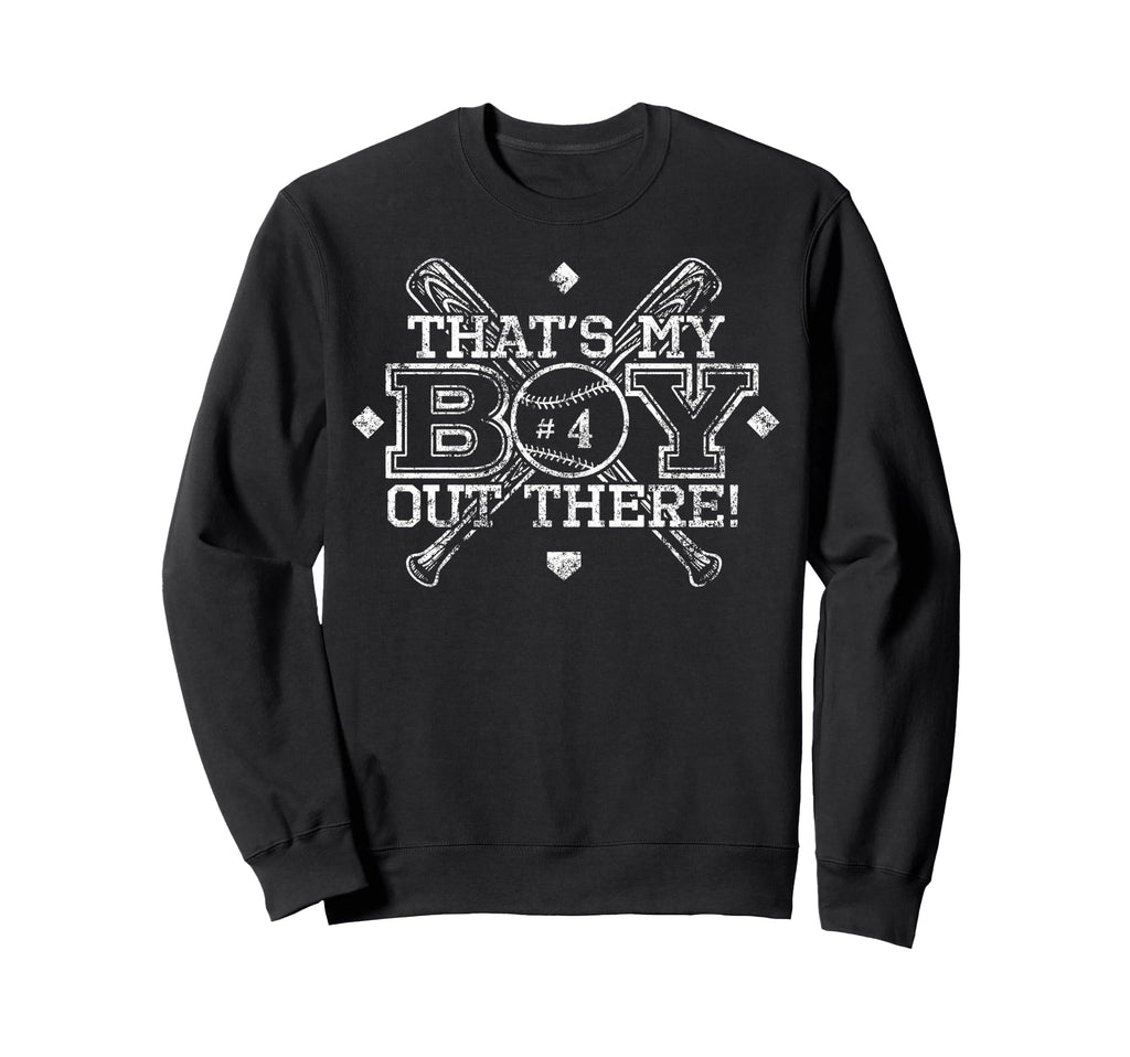 Baseball Mom Dad Thats My Proud Sweatshirt - Custom Art Print Men Women - T-Shirt, Sweatshirt, Hoodie
