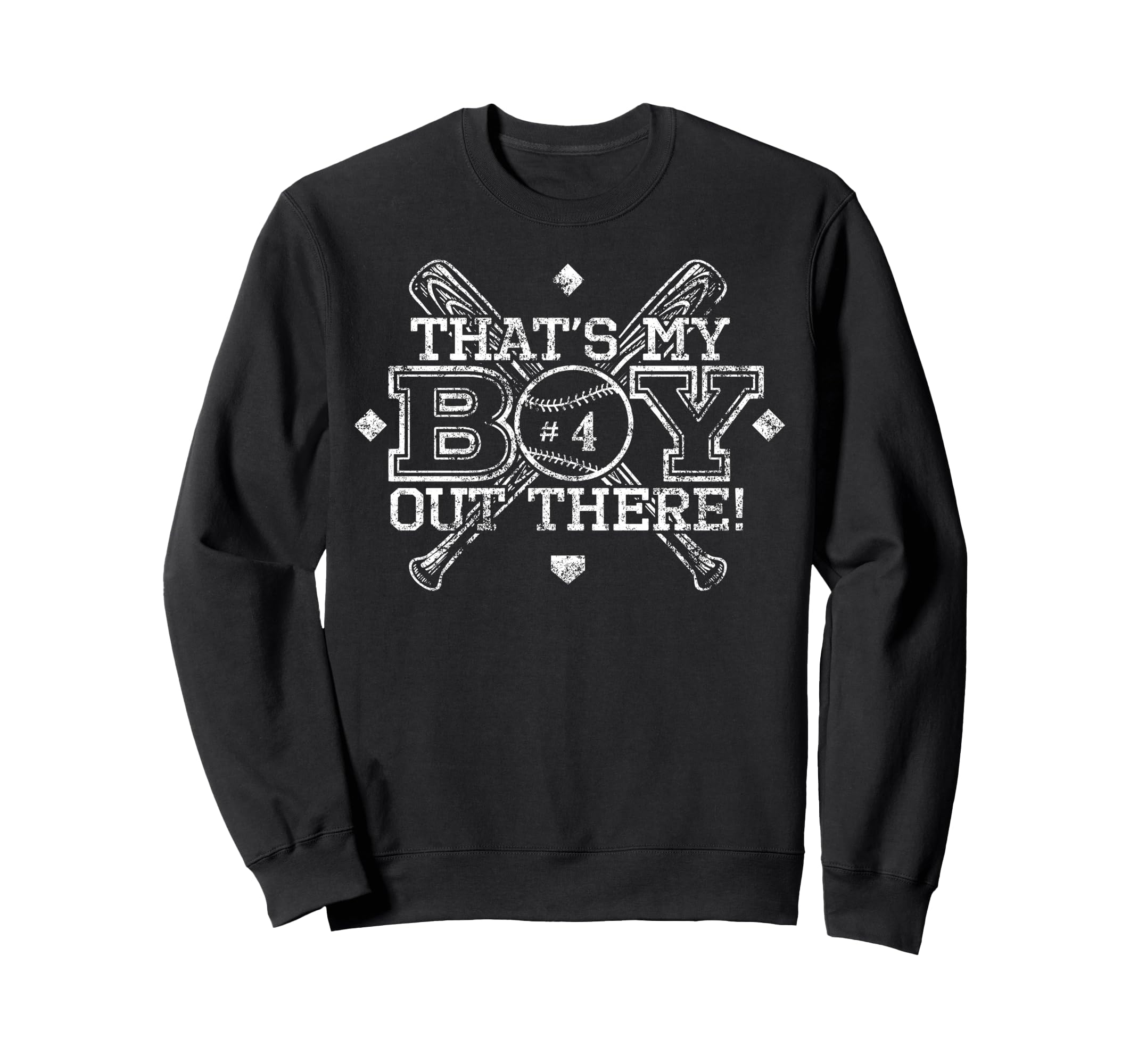 Baseball Mom Dad Thats My Proud Sweatshirt - Custom Art Print Men Women - T-Shirt, Sweatshirt, Hoodie