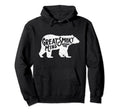 Smoky Mountains Black Bear Typography Hoodie - Unique Graphic Unisex - T-Shirt, Sweatshirt, Hoodie