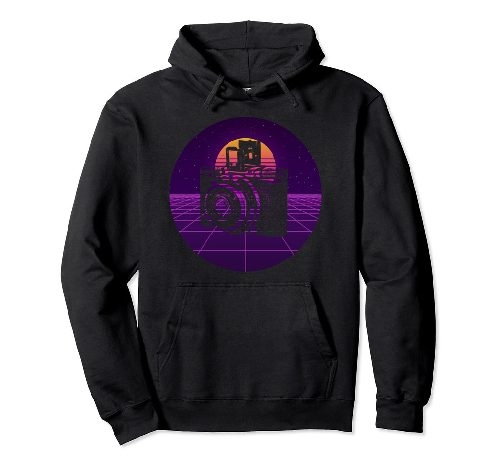 Camera Photography Tintype 80S Hoodie - Trendy Graphic Men Women - T-Shirt, Sweatshirt, Hoodie