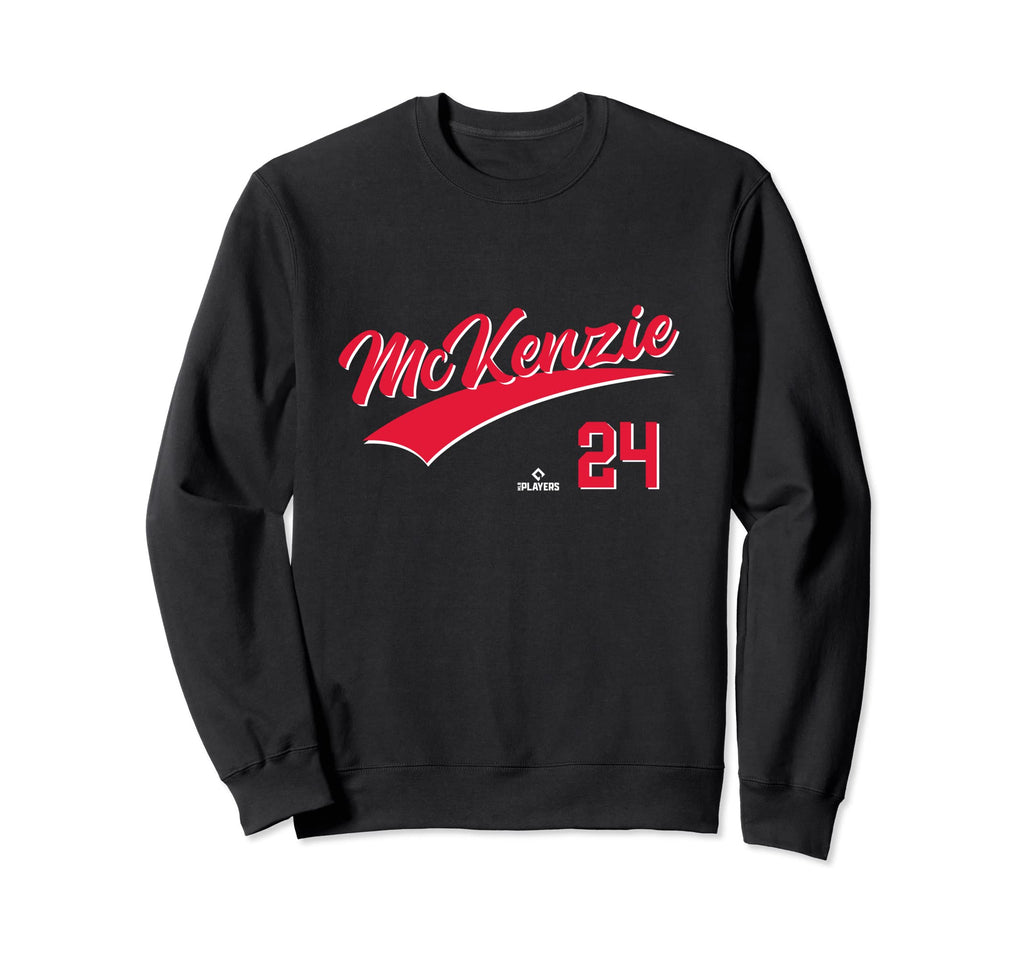 Triston Mckenzie 24 Cleveland Mlbpa Sweatshirt - Graphic Print Unisex - T-Shirt, Sweatshirt, Hoodie