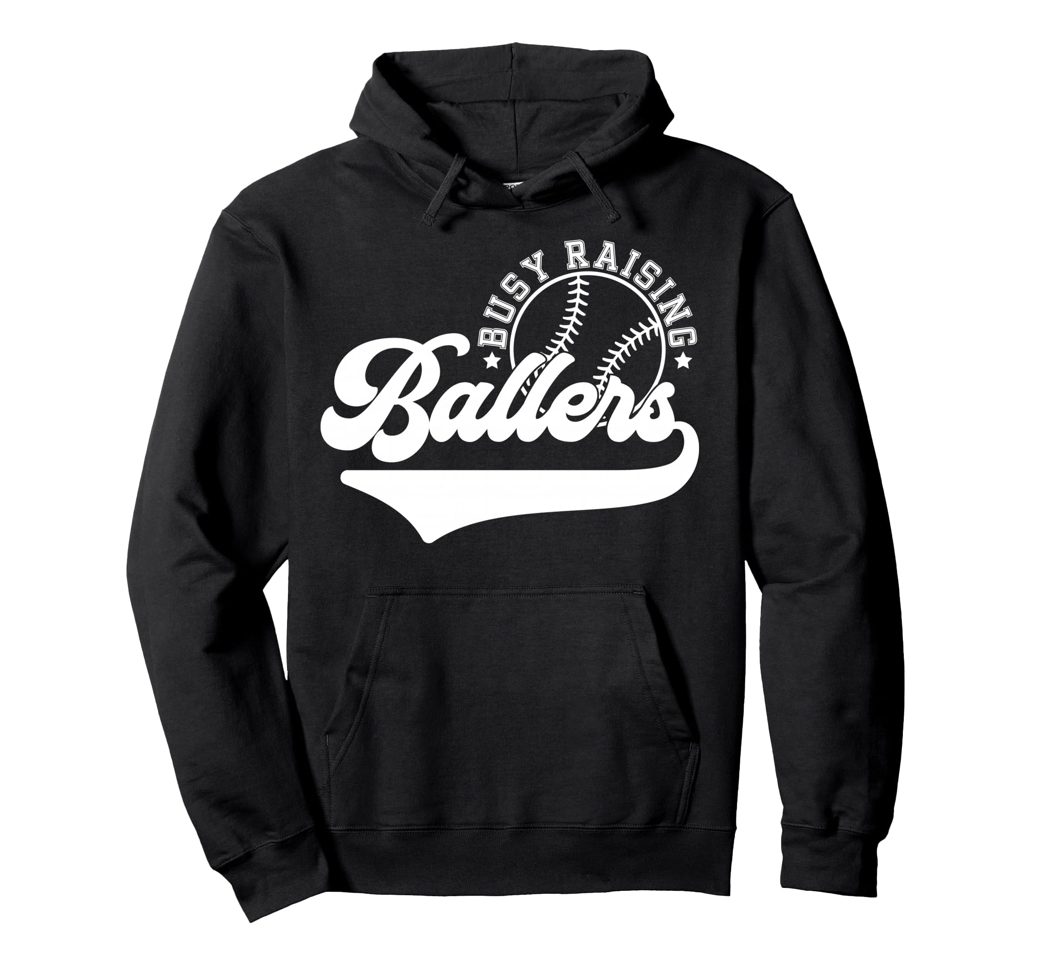 Baseball Mom Mama Busy Raising Ballers Hoodie - Unique Graphic for Adults - T-Shirt, Sweatshirt, Hoodie