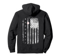 American Flag Baseball Baseball Hoodie - Custom Art Print Men Women - T-Shirt, Sweatshirt, Hoodie