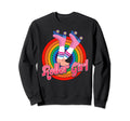 Roller Skater Skating 70S 80S Skates Sweatshirt - Streetwear Style Unisex - T-Shirt, Sweatshirt, Hoodie