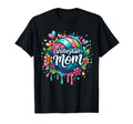 Volleyball Mom Colorful Volleyball Hearts T-Shirt - Unique Graphic Unisex - T-Shirt, Sweatshirt, Hoodie