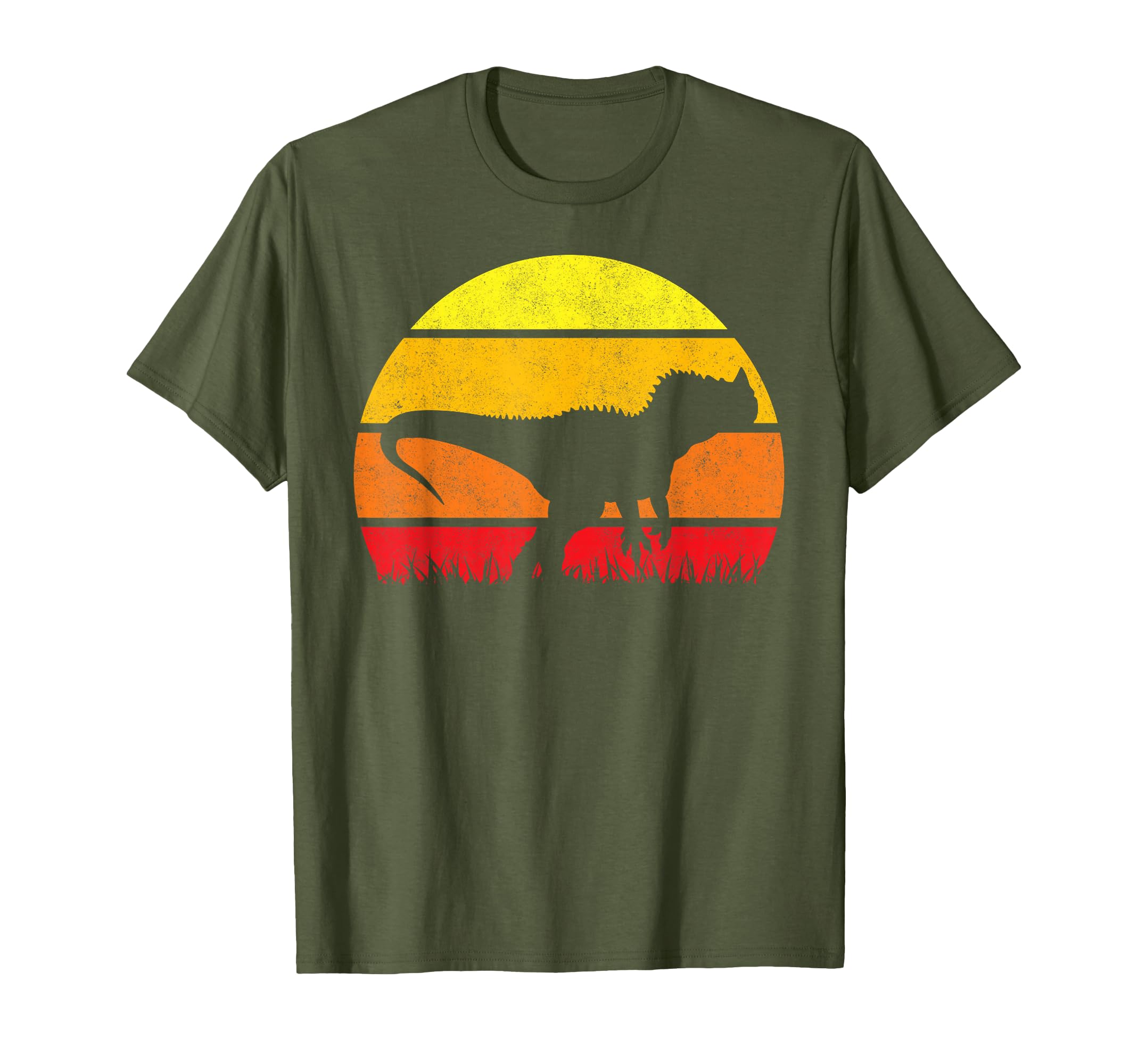 Ceratosaurus Sunset Dinosaur T-Shirt - Aesthetic Graphic for Adults - T-Shirt, Sweatshirt, Hoodie