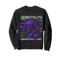 Y2K Immortality Bold Urban Graffiti Sweatshirt - Graphic Print Men Women - T-Shirt, Sweatshirt, Hoodie