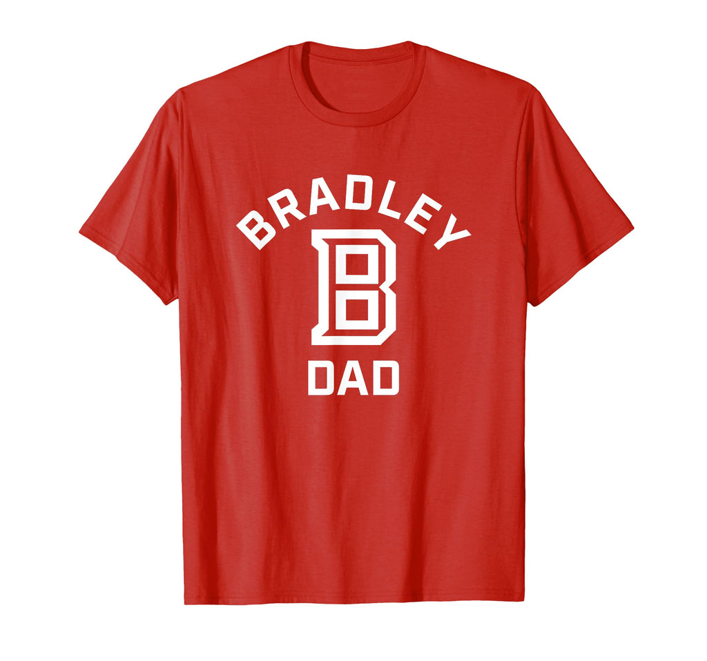 Bradley University Braves Arched Dad T-Shirt - Graphic Print Men Women - T-Shirt, Sweatshirt, Hoodie