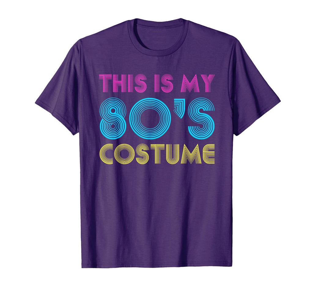 This Is My 80S Costume Neon 80S Party T-Shirt - Trendy Graphic Men Women - T-Shirt, Sweatshirt, Hoodie
