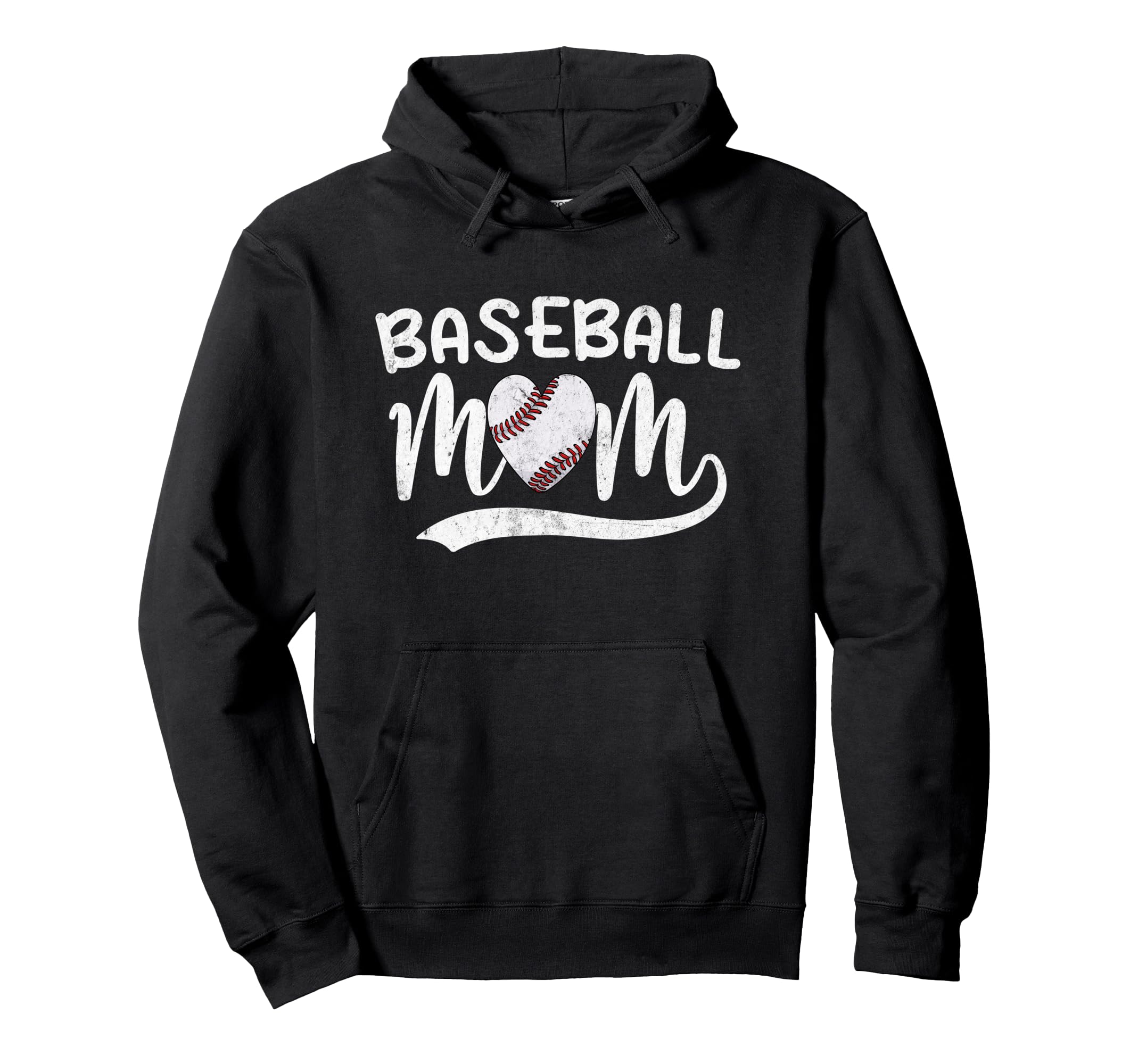 Baseball Mom Mama Sporty Player Hoodie - Casual Everyday Wear Men Women - T-Shirt, Sweatshirt, Hoodie