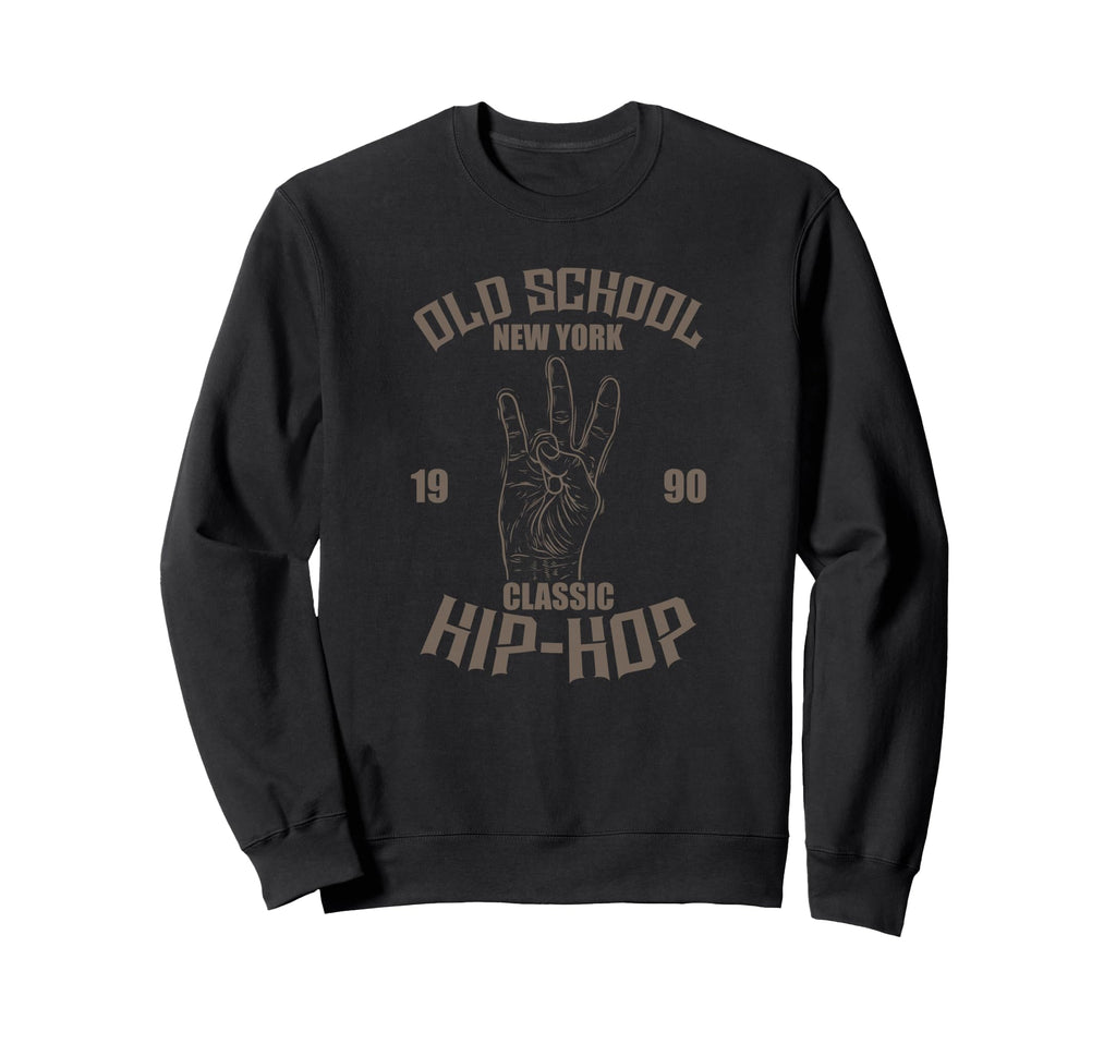 Old School New York 1990 Hip Hop Rap Sweatshirt - Graphic Print Unisex - T-Shirt, Sweatshirt, Hoodie