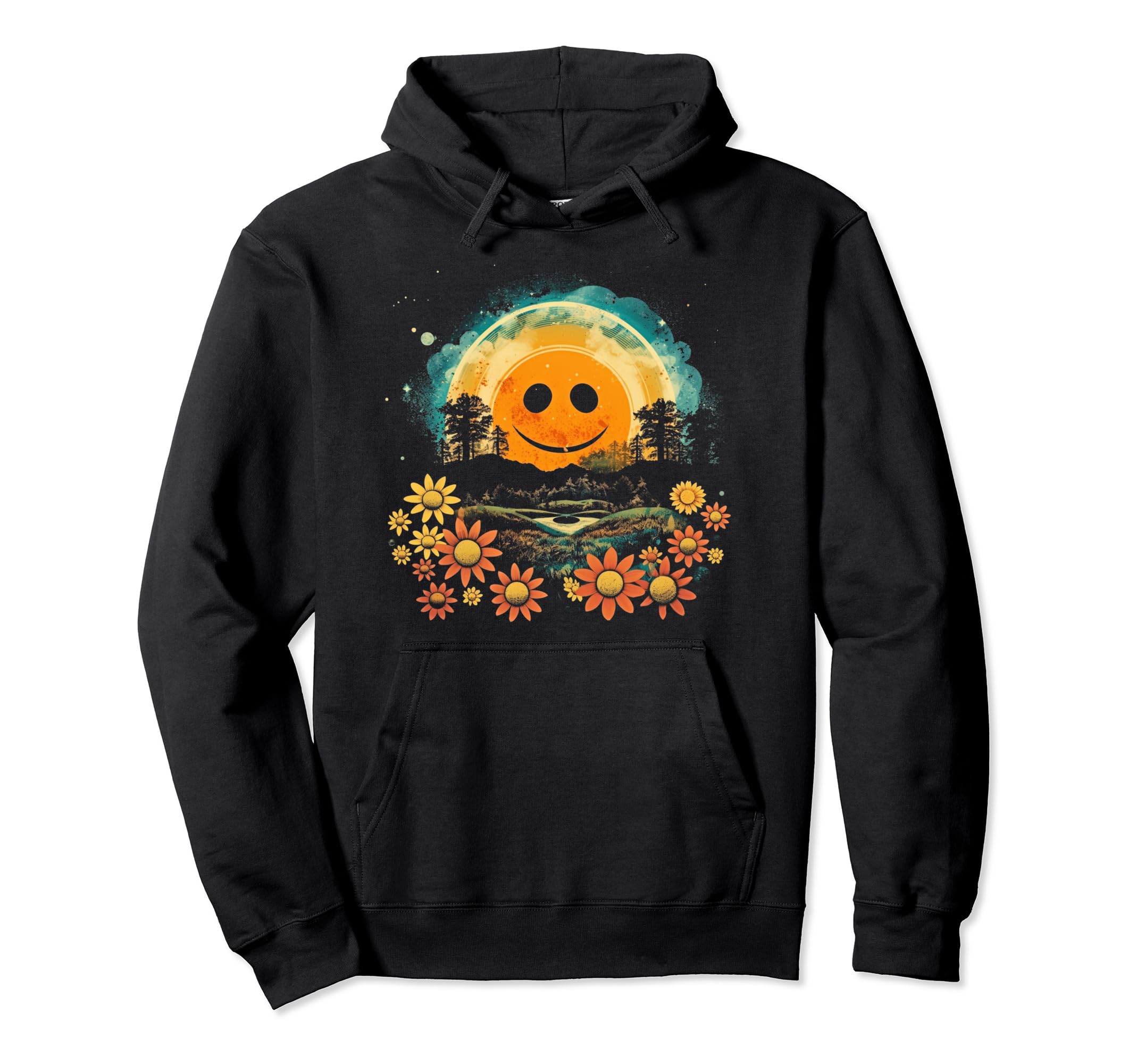 Sun Boho Groovy Sunshine Grunge 30 Hoodie - Aesthetic Graphic Unisex - T-Shirt, Sweatshirt, Hoodie