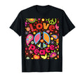 Peace Sign Love 70S Hippie Costume T-Shirt - Graphic Print Unisex - T-Shirt, Sweatshirt, Hoodie