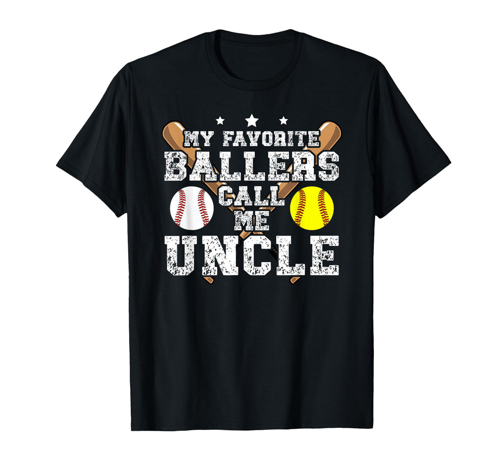 My Favorite Ballers Call Me Uncle T-Shirt - Custom Art Print for Adults - T-Shirt, Sweatshirt, Hoodie