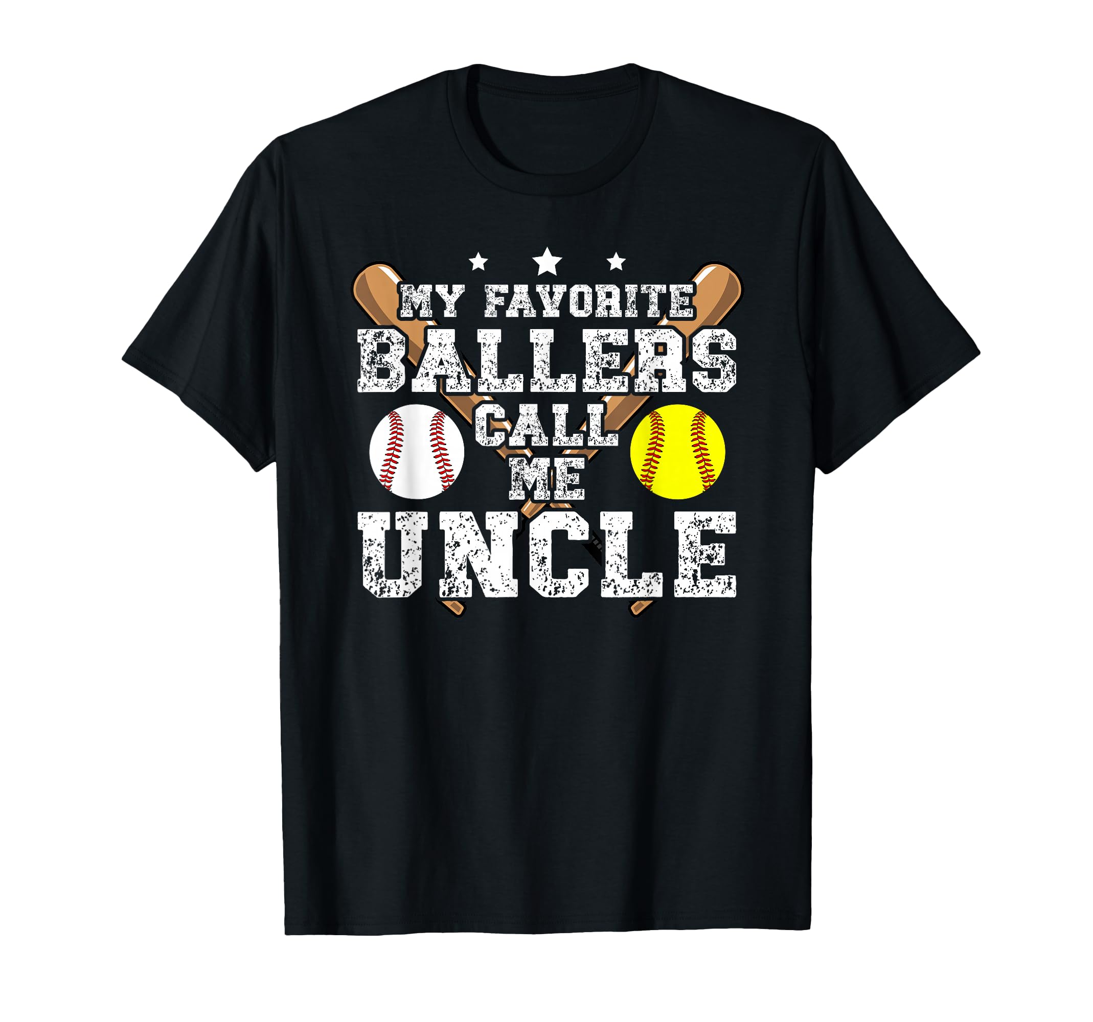 My Favorite Ballers Call Me Uncle T-Shirt - Custom Art Print for Adults - T-Shirt, Sweatshirt, Hoodie