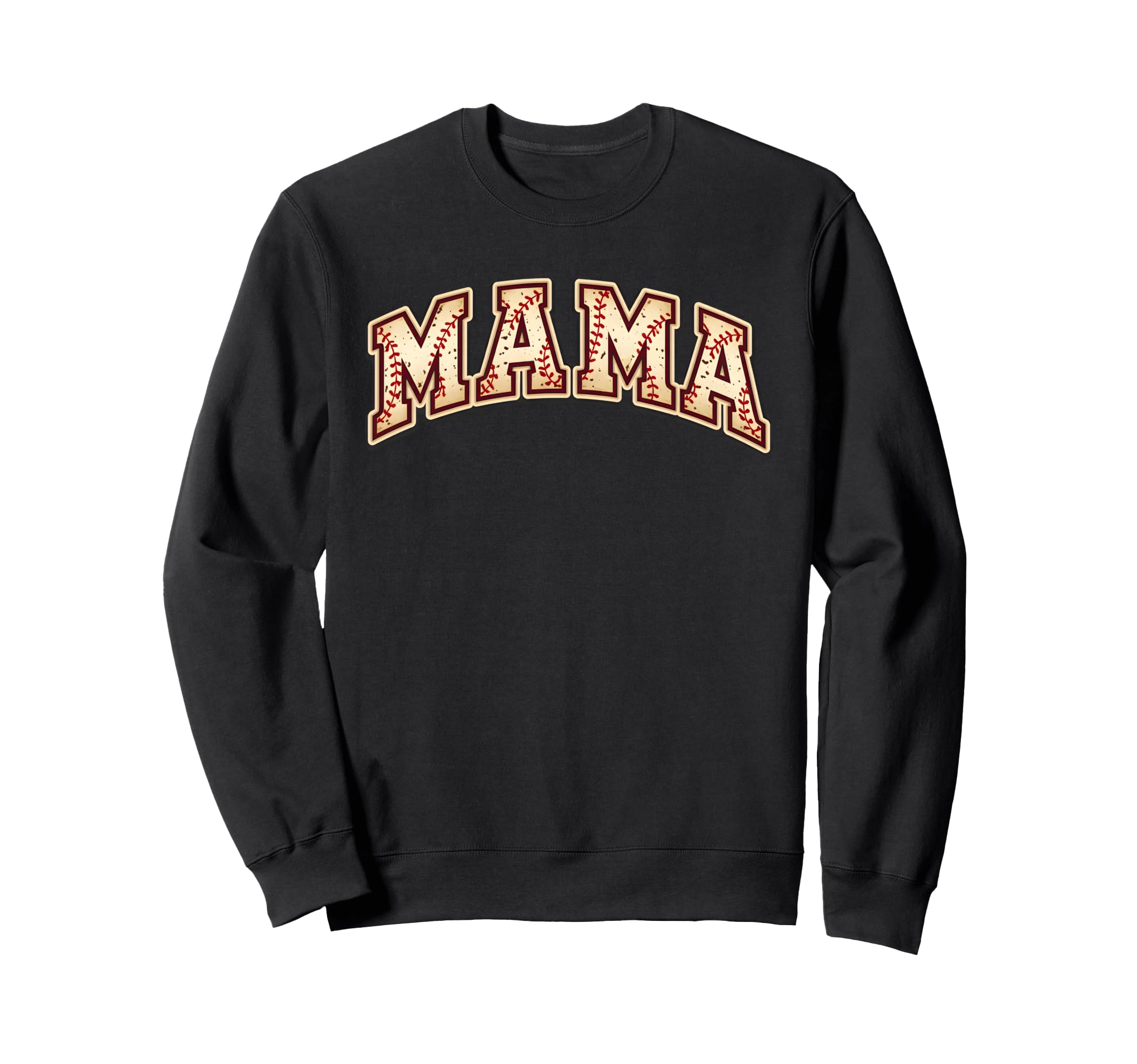 Baseball Mama Game Day Sports Sweatshirt - Fun Novelty Design for Adults - T-Shirt, Sweatshirt, Hoodie