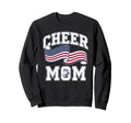 Cheer Mom Mother Bow Cheerleader Sweatshirt - Unique Graphic Men Women - T-Shirt, Sweatshirt, Hoodie