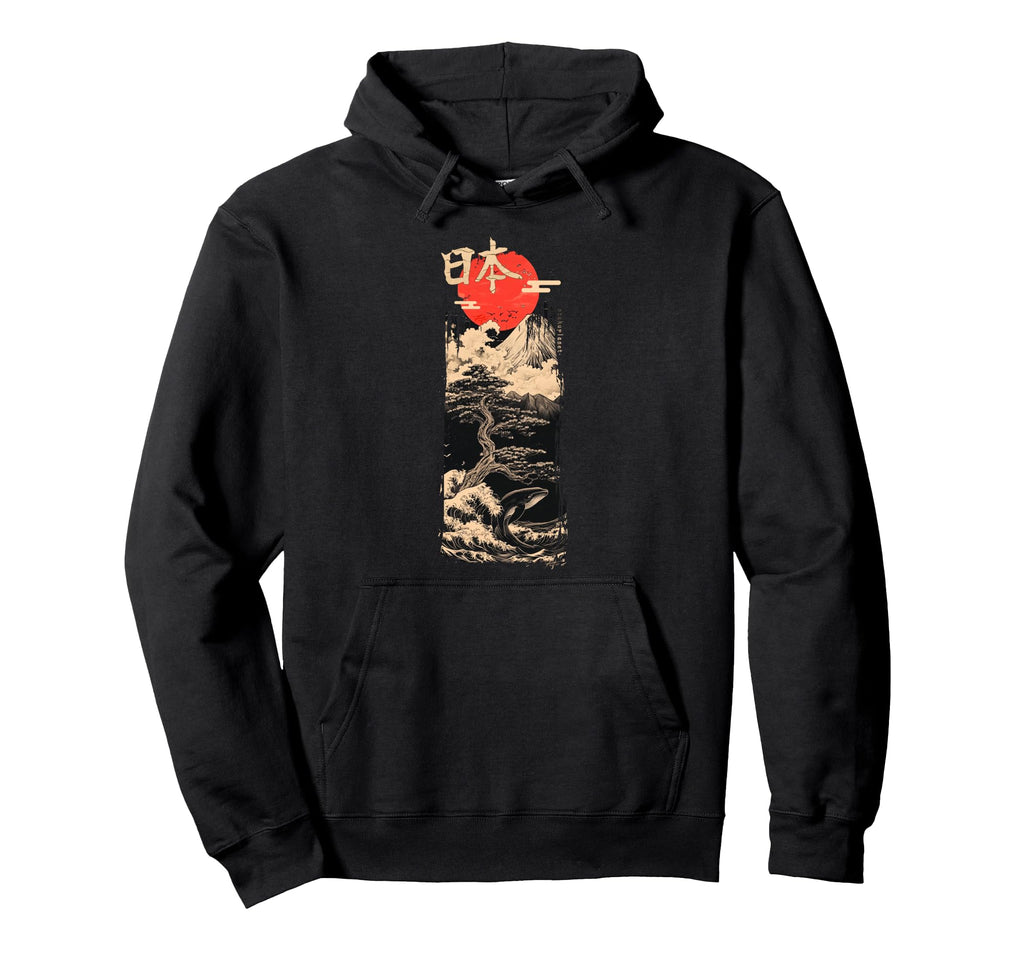 Nihon Vaporwave Japanese Soft Grunge Hoodie - Minimalist Print Men Women - T-Shirt, Sweatshirt, Hoodie