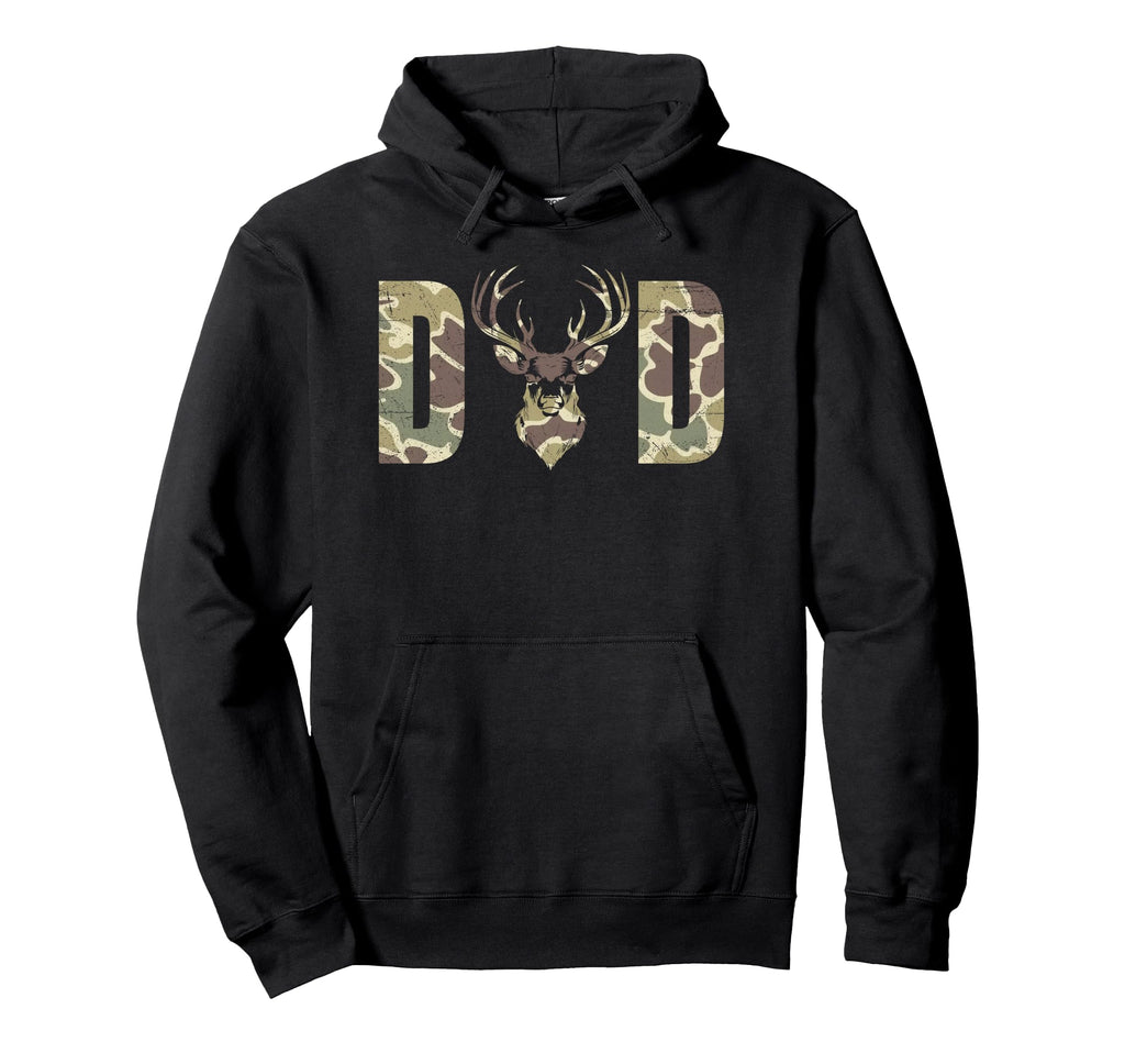 Old School Camo Dad Hunting Camouflage Hoodie - Unique Graphic for Adults - T-Shirt, Sweatshirt, Hoodie