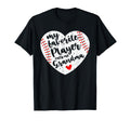 My Favorite Player Calls Me Grandma Heart T-Shirt - Unique Graphic Unisex - T-Shirt, Sweatshirt, Hoodie
