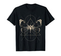 Brown Butterfly Tattoo Fairycore Dark T-Shirt - Graphic Print Men Women - T-Shirt, Sweatshirt, Hoodie