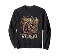 Focus Shoot Repeat Camera Sweatshirt - Custom Art Print Men Women - T-Shirt, Sweatshirt, Hoodie