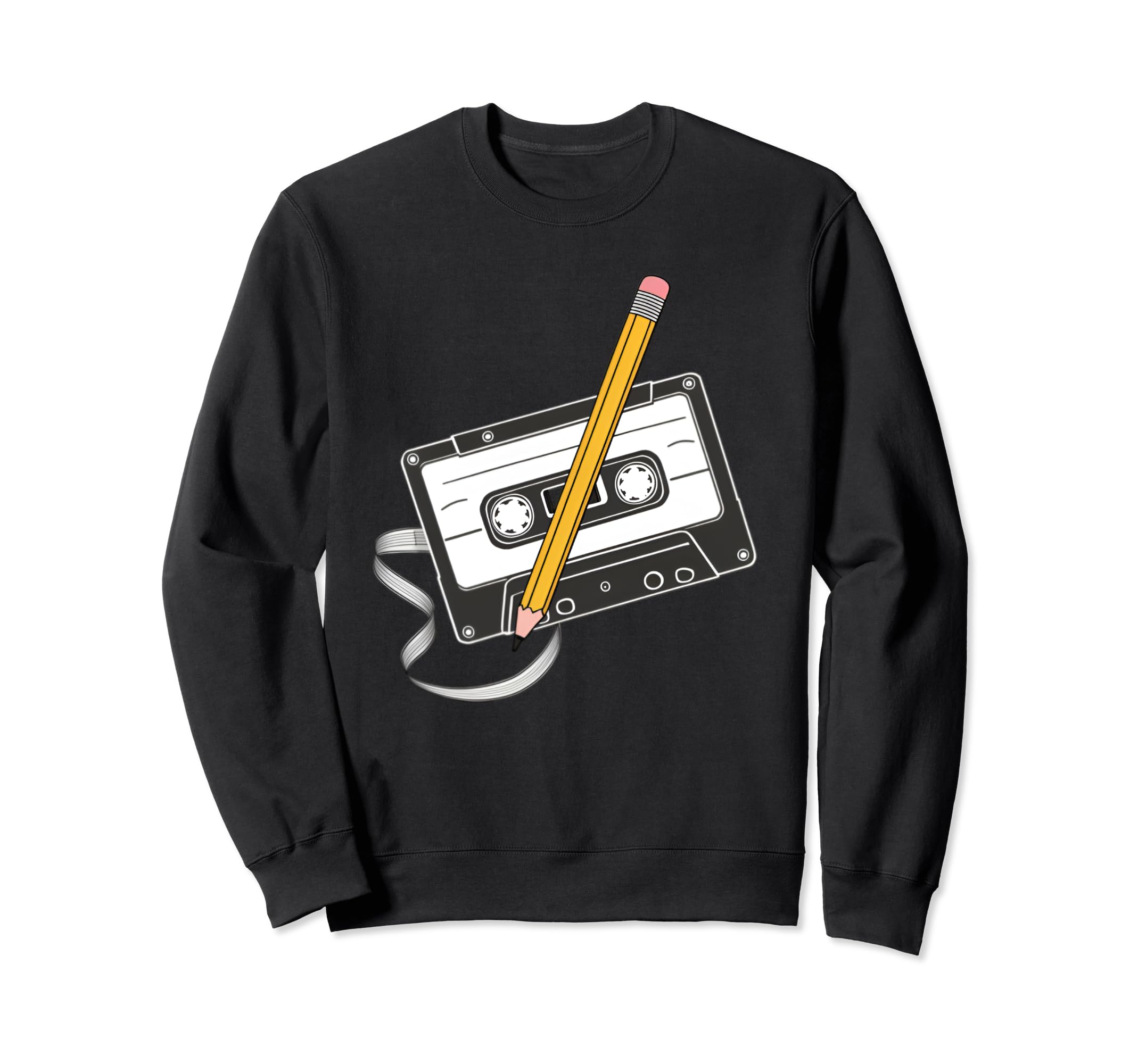 Cassette Tape 80S 90S Music Cassette Sweatshirt - Custom Art Print Unisex - T-Shirt, Sweatshirt, Hoodie