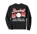 Baseball Mom Sports Mama Games Sweatshirt - Graphic Print for Adults - T-Shirt, Sweatshirt, Hoodie