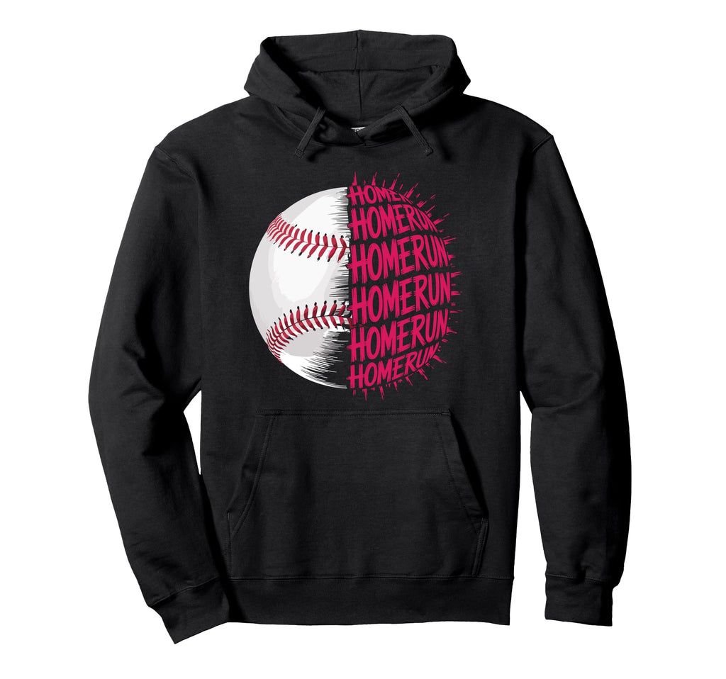 Homerun Baseball Player Team And Hoodie - Custom Art Print for Adults - T-Shirt, Sweatshirt, Hoodie
