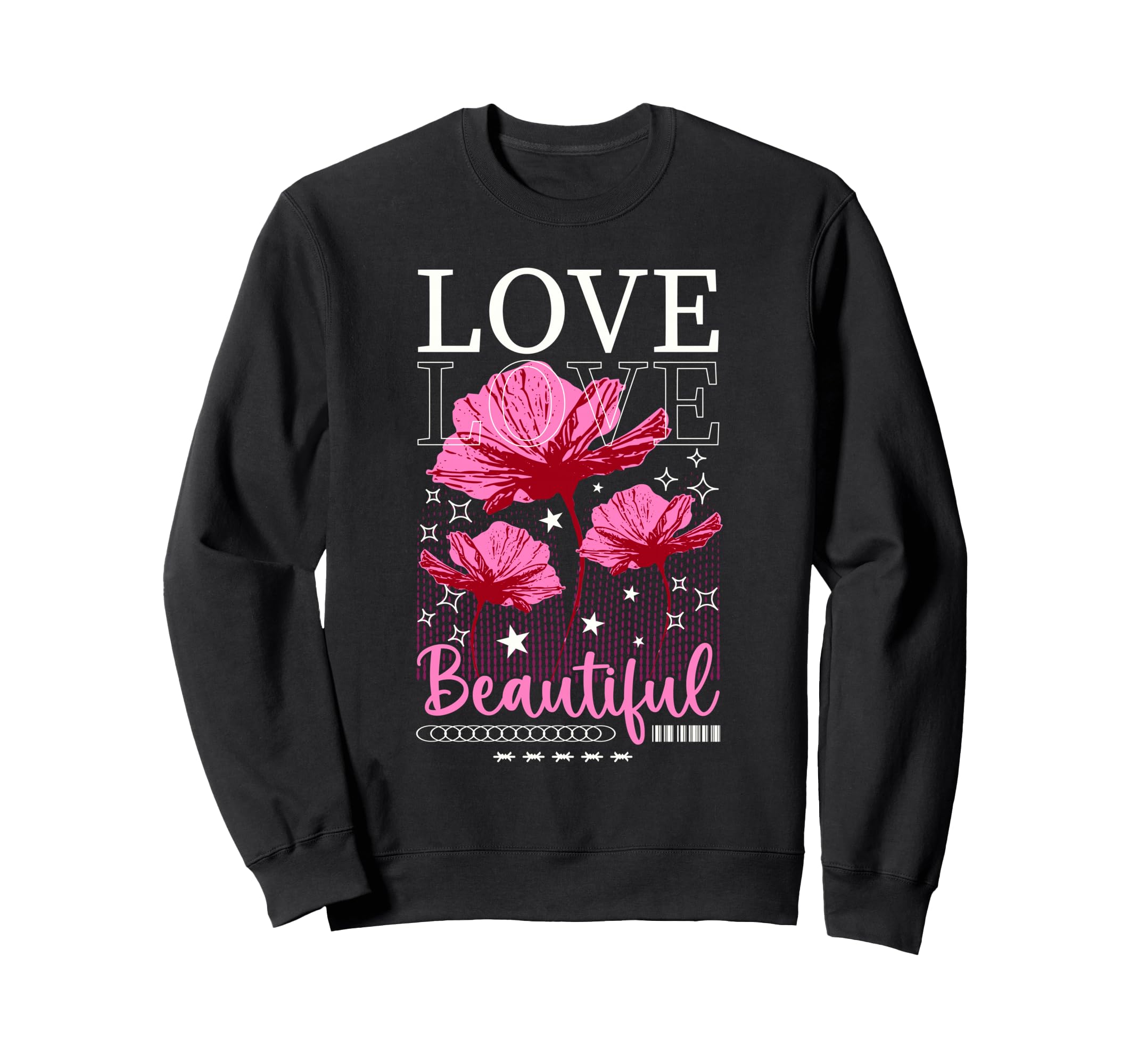 Y2K Love Bold Urban Graffiti Sweatshirt - Novelty Apparel Men Women - T-Shirt, Sweatshirt, Hoodie