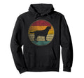 Labrador Retriever Dog Distressed Silhouette Hoodie - Unique Graphic Unisex - T-Shirt, Sweatshirt, Hoodie